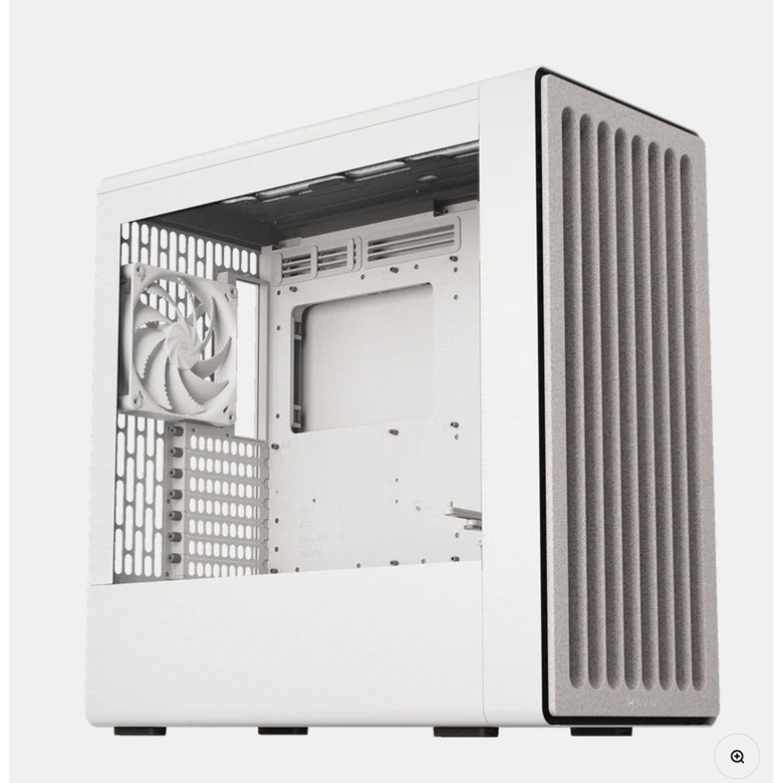 CASING HAVN BF 360 FLOW - Mid Tower E-ATX PC Case Include 3 Fan - White