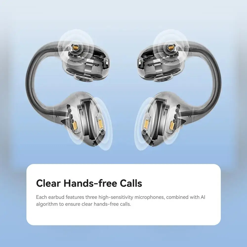 EDIFIER LOLLICLIP | Open-ear True Wireless Earbuds Bluetooth 5.4 IP56 Type C - White - Image 4