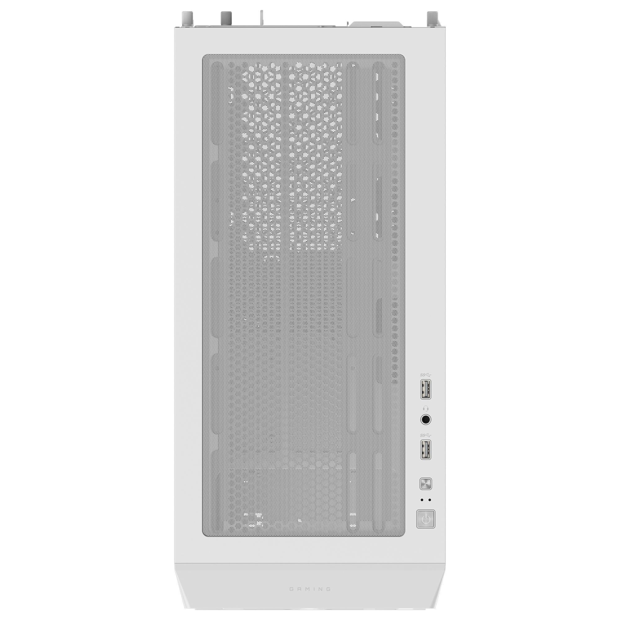 GIGABYTE C102 Glass Ice - Casing PC Gaming M-ATX Included 2 Fan - White - Image 5