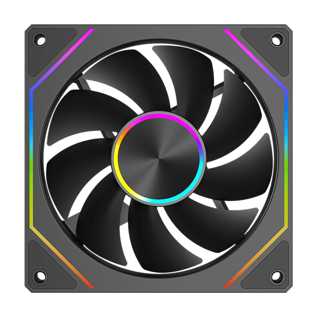 PCCOOLER FG120 ARGB | 120mm Forward Fan PWM ARGB - BLACK