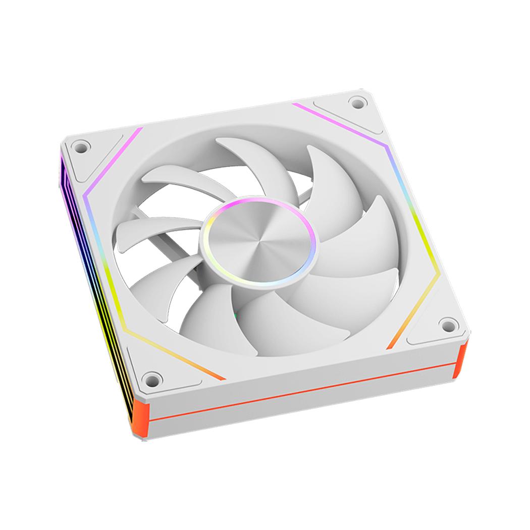 PCCOOLER FG120 ARGB | 120mm Forward Fan PWM ARGB - WHITE - Image 4