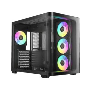 OCYPUS IOTA C70 Curve ARGB - ATX PC Case Include 4 ARGB Fan 120mm - Black