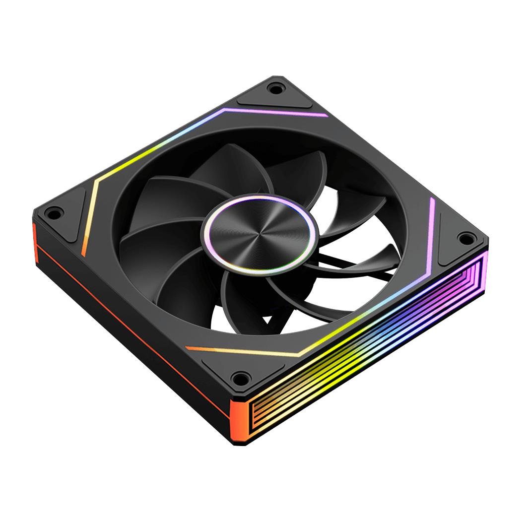 PCCOOLER FG120R ARGB | 120mm Reverse Fan PWM ARGB - Black - Image 5