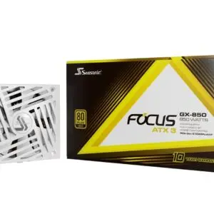 JualSeasonic Focus GX-850 V4 ATX 3.1 PCIe 5.1 80+ GOLD Fully Modular – WHITE