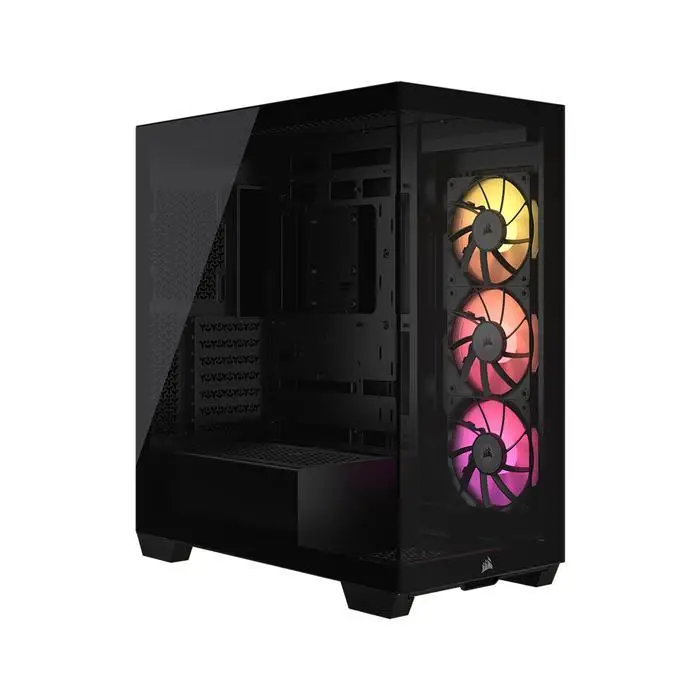 Corsair iCue LINK 3500X RGB | E-ATX PC Case Mid Tower with 3 RGB Fans - BLACK (CC-9011280-WW) - Image 9