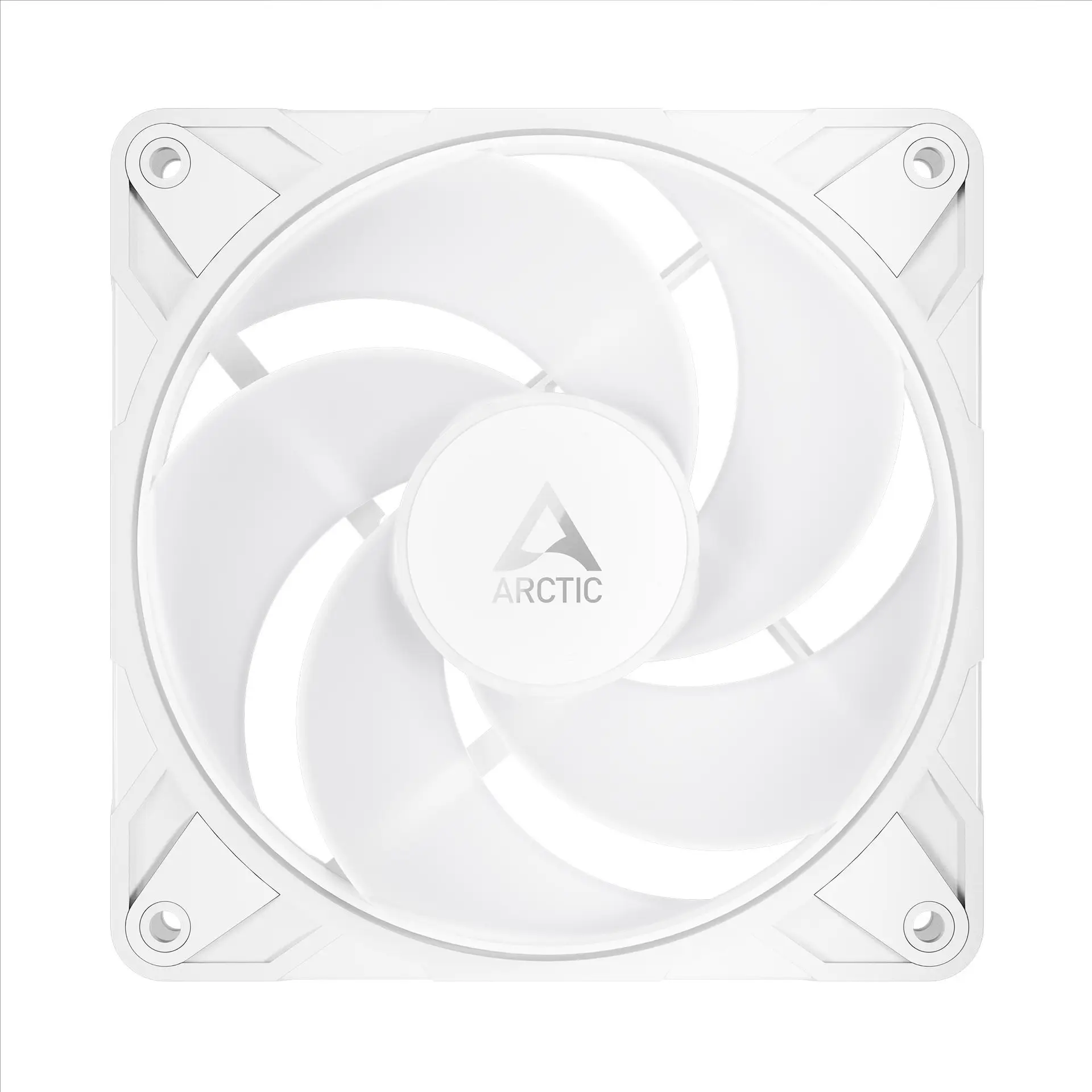 ARCTIC P12 Pro Reverse A-RGB 3 Pack - 120mm A-RGB PWM Fan With Cable Splitter - White - Image 4