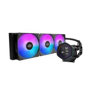 JualCooler Master MasterLiquid 360 Core Nex ARGB AIO Liquid Cooler 360mm – BLACK