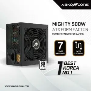 JualPOWER SUPPLY ABKONCORE MIGHTY 500W / MT500W 80+ NON MODULAR