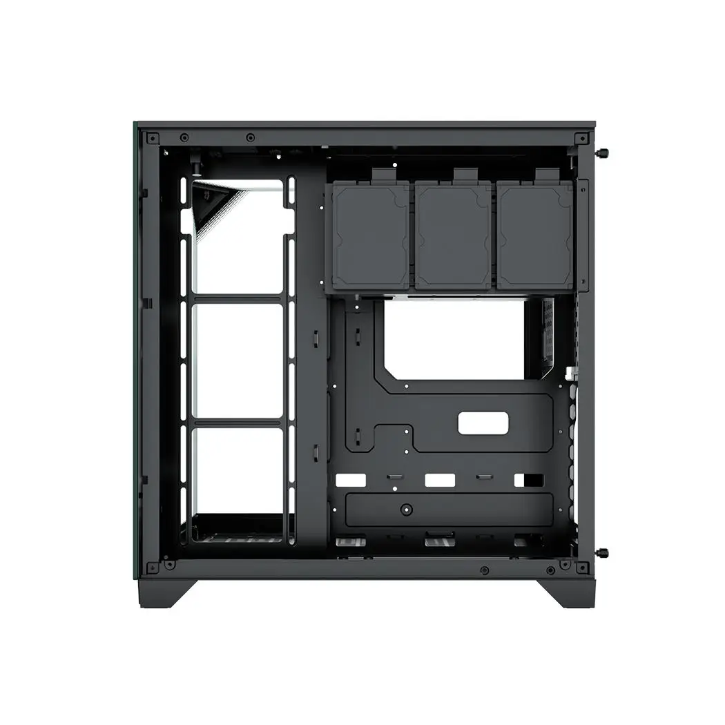 Casing PCCOOLER / PC COOLER C3 - M500 Panoramic PC Case MID Tower - BLACK - Image 8