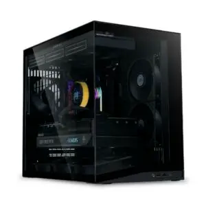 JualLian Li O11 Dynamic Mini V2 Flow | ATX PC Case Include 5 Reverse Fans – Black