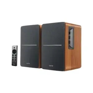 JualEDIFIER R1280DBs Active Bluetooth Bookshelf Speakers with Controller – Wood
