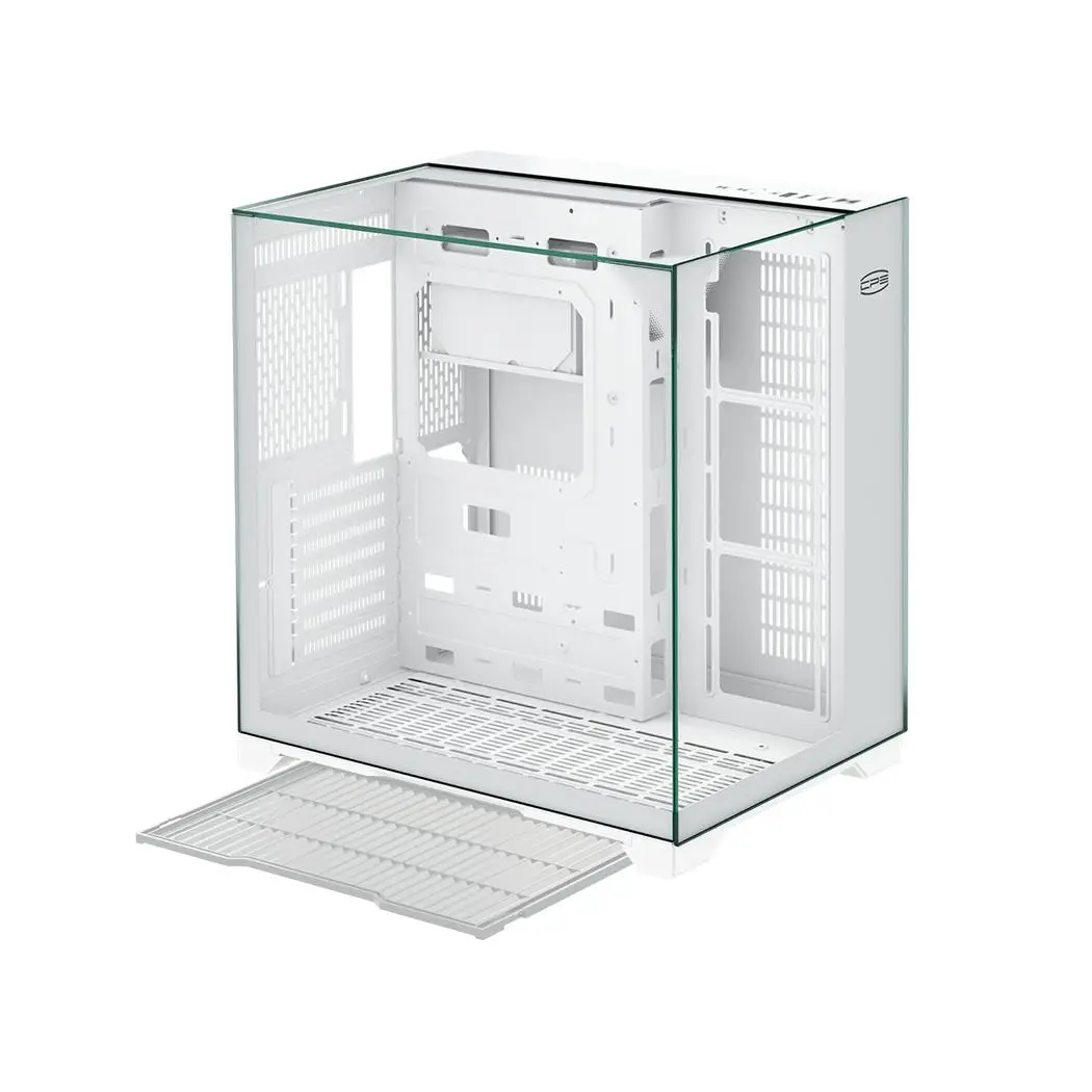 Casing PCCOOLER / PC COOLER C3 - M500 Panoramic PC Case MID Tower - WHITE - Image 4