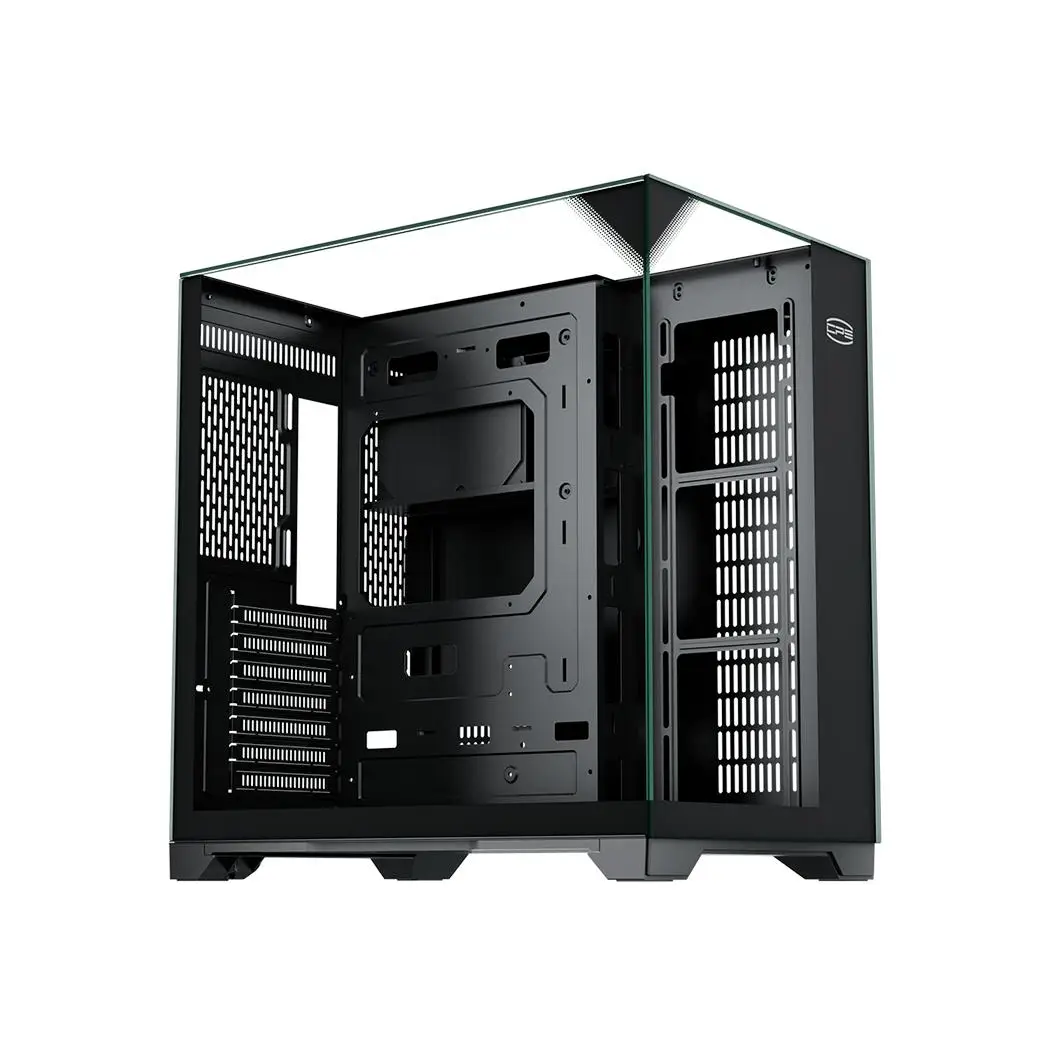 Casing PCCOOLER / PC COOLER C3 - M500 Panoramic PC Case MID Tower - BLACK - Image 2