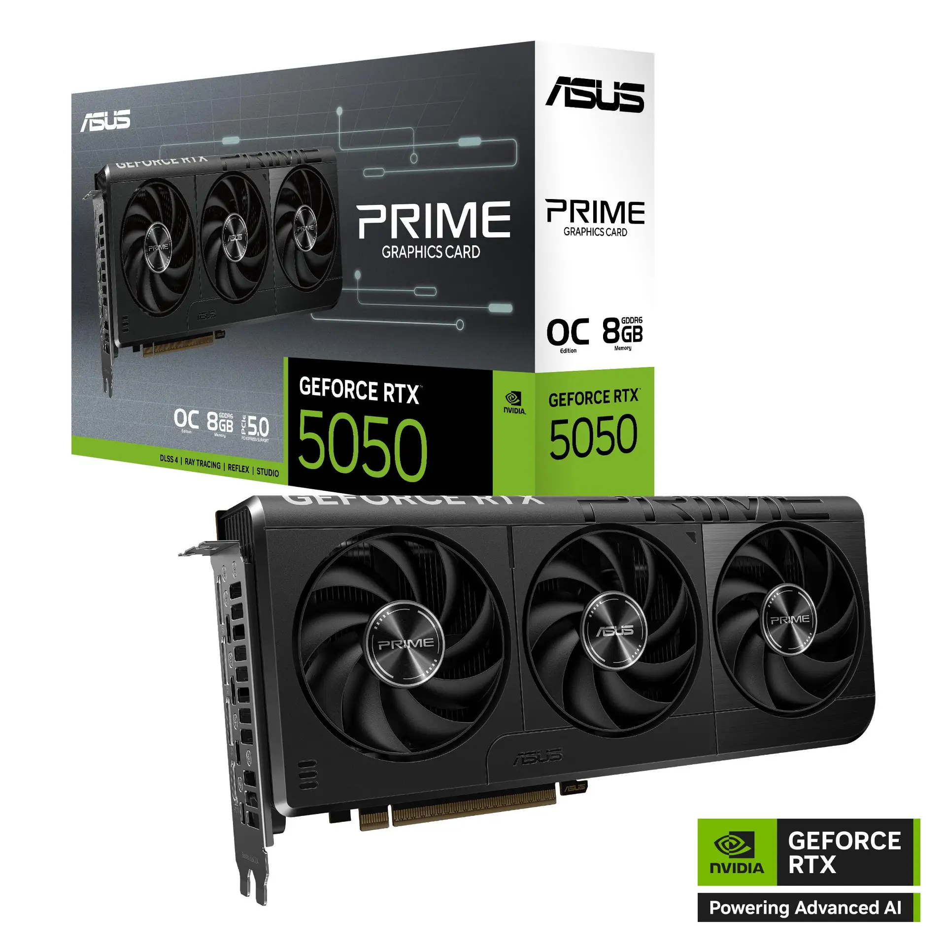 ASUS Prime GeForce RTX 5050 8GB GDDR6 OC Edition