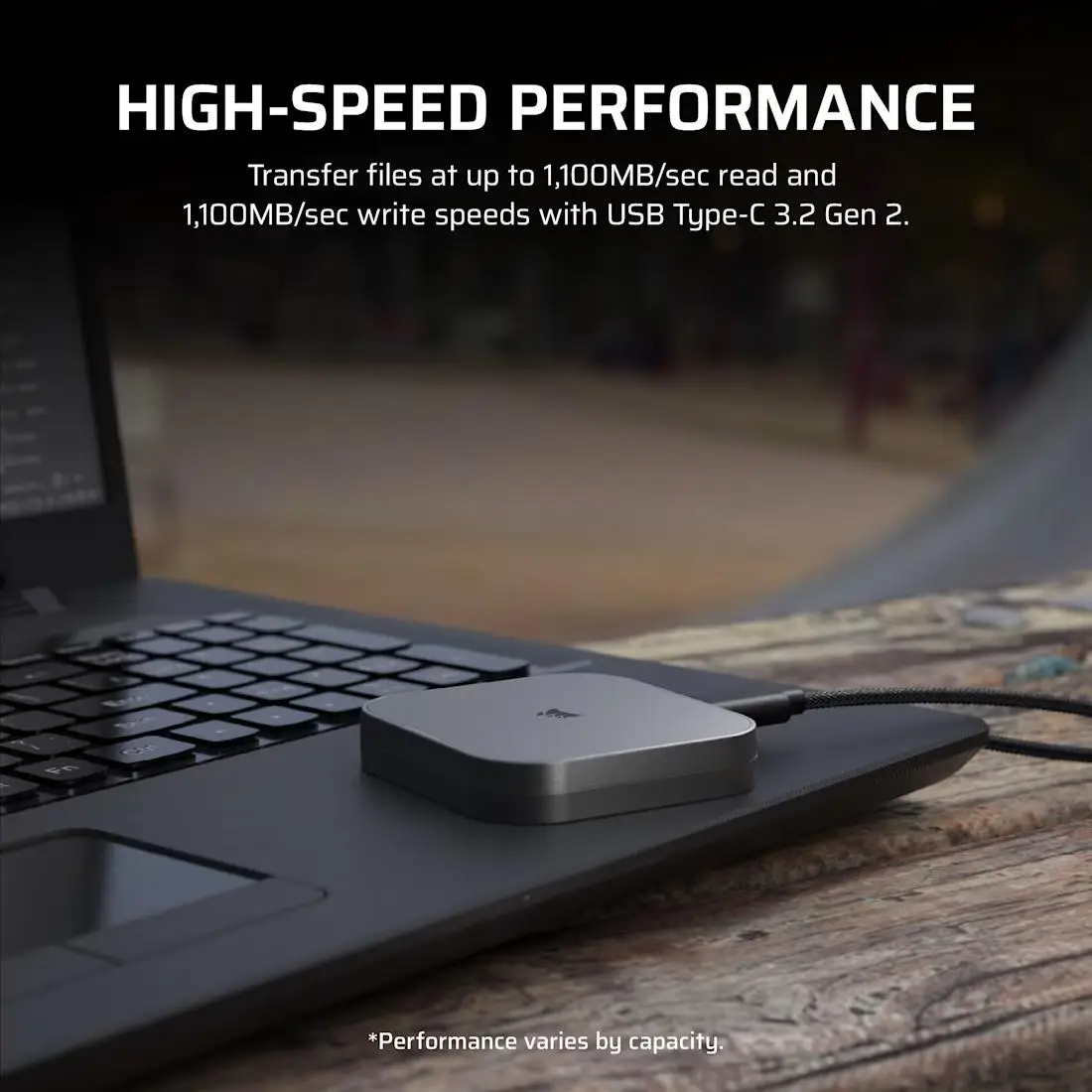 CORSAIR EX300U - SSD External 2TB USB 3.2 Type C - CSSD-EX300U2TB - Image 3