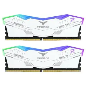 JualTeam T-Force Delta Alpha RGB DDR5 16GB (2x8GB) 6000MHz &ndash; WHITE