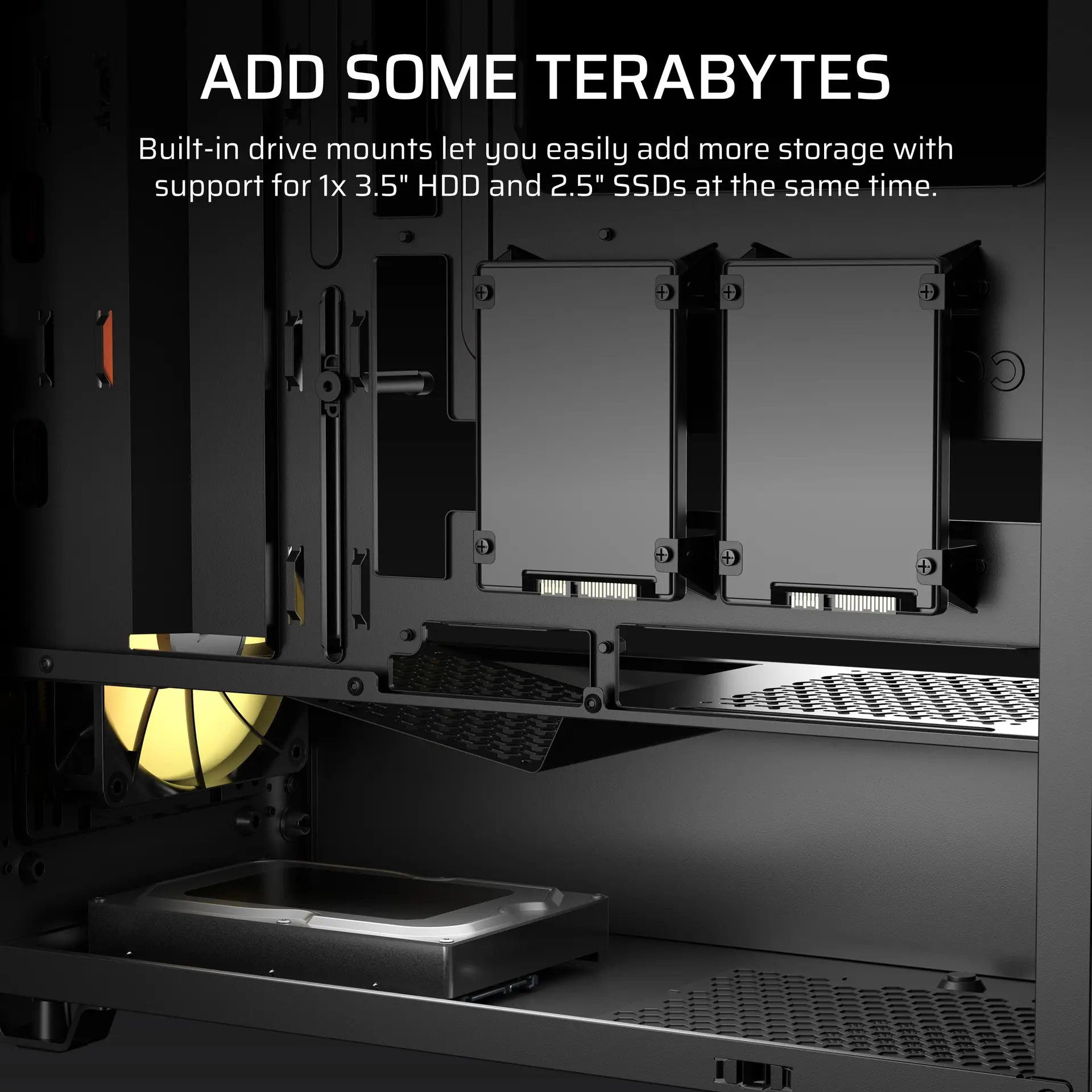 Corsair 3200D RS ARGB | ATX PC Case with 3 ARGB Fans - Smoke - Image 7