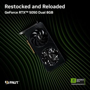JualPALIT GeForce RTX 5050 Dual 8GB GDDR6