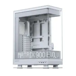 JualCasing Phanteks Evolv Series X2 Matrix – E-ATX Mid Tower PC GAMING CASE – White