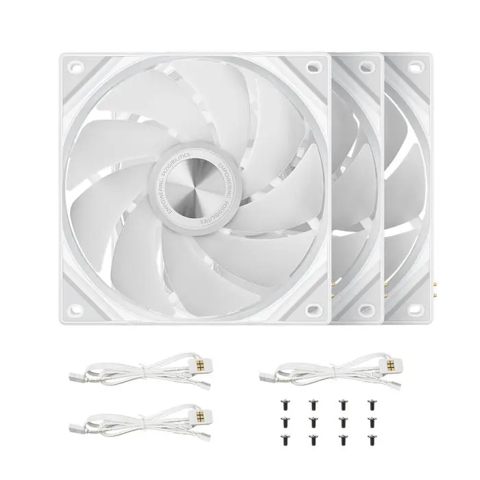 Fan Casing TRYX ROTA SL ARGB Reverse 120mm 3in1 (Magnetic Version) - White - Image 5
