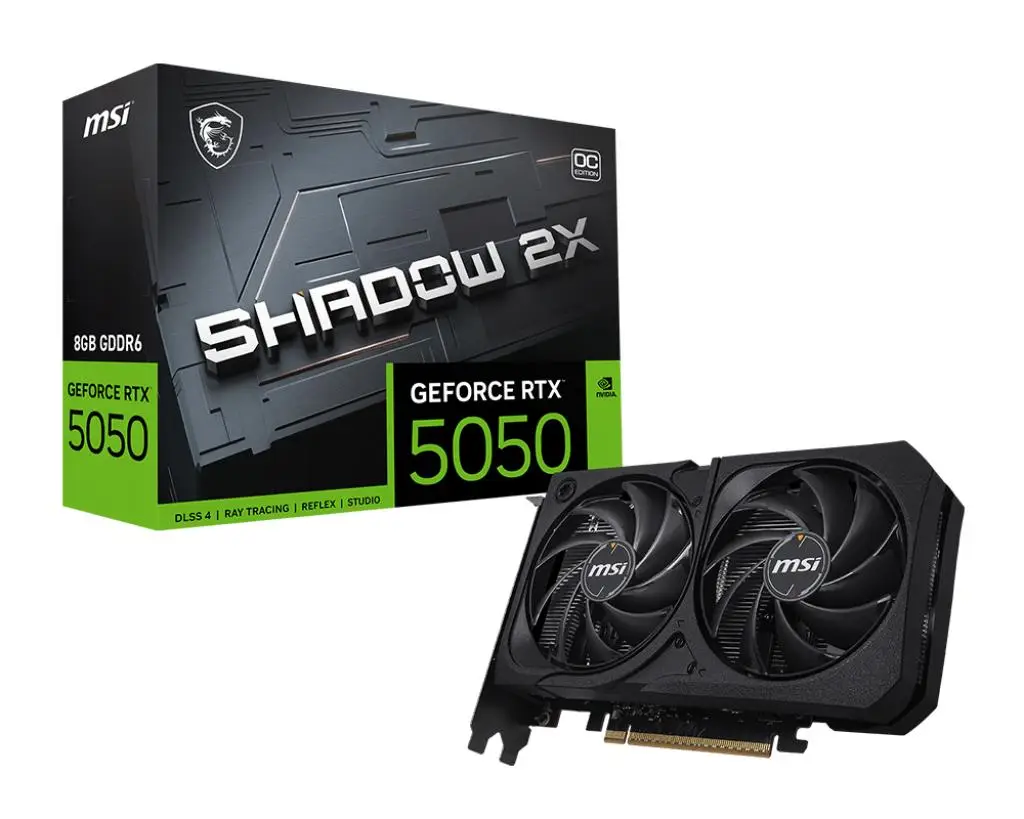 MSI GeForce RTX 5050 8GB SHADOW 2X OC GDDR6