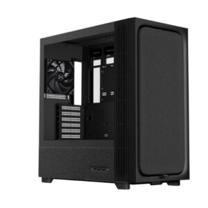 JualTRYX FLOVA F50 Mid Tower ATX PC Case Tempered Glass – BLACK