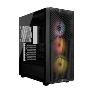 JualCorsair 3200D RS ARGB | ATX PC Case with 3 ARGB Fans &ndash; Smoke