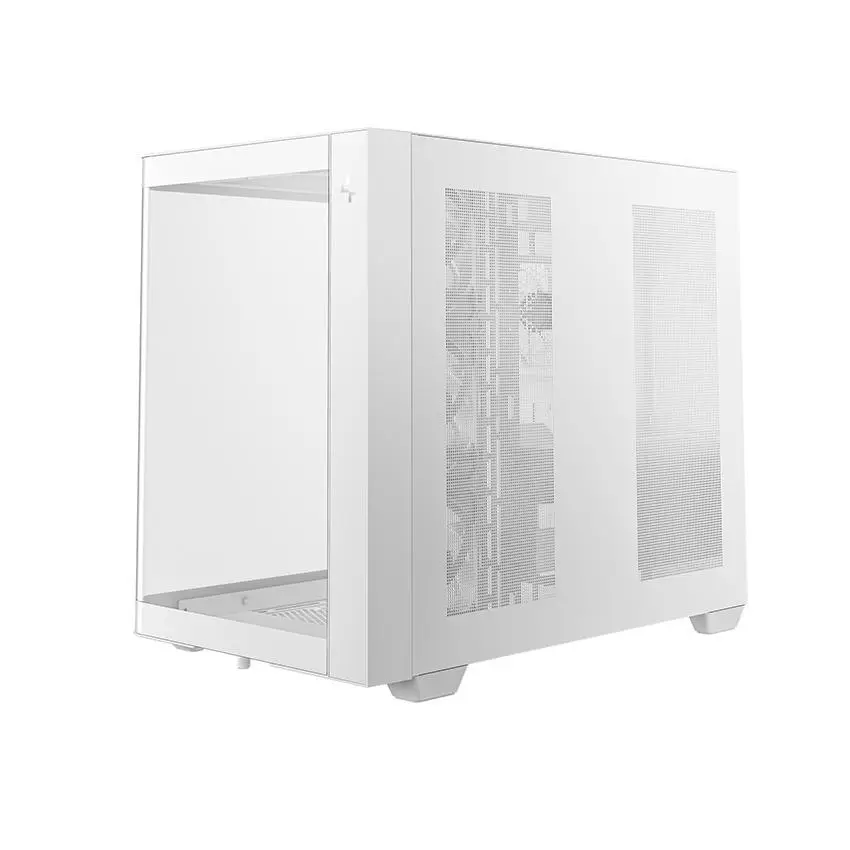 Casing DEEPCOOL CG530U 4F WH - Panoramic Curved ATX PC Case Include 4 Fan ARGB - WHITE - Image 6