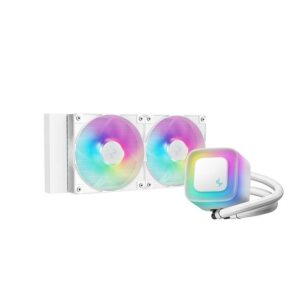 JualDeepCool LE240 V2 – 240mm AIO Liquid CPU Cooler – WHITE