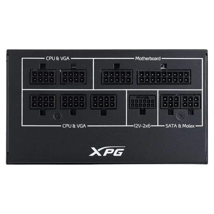 POWER SUPPLY ADATA XPG CORE REACTOR II VE 750 - 750W 80+ GOLD ATX 3.1 PCIe 5.0 FULL MODULAR - Image 4