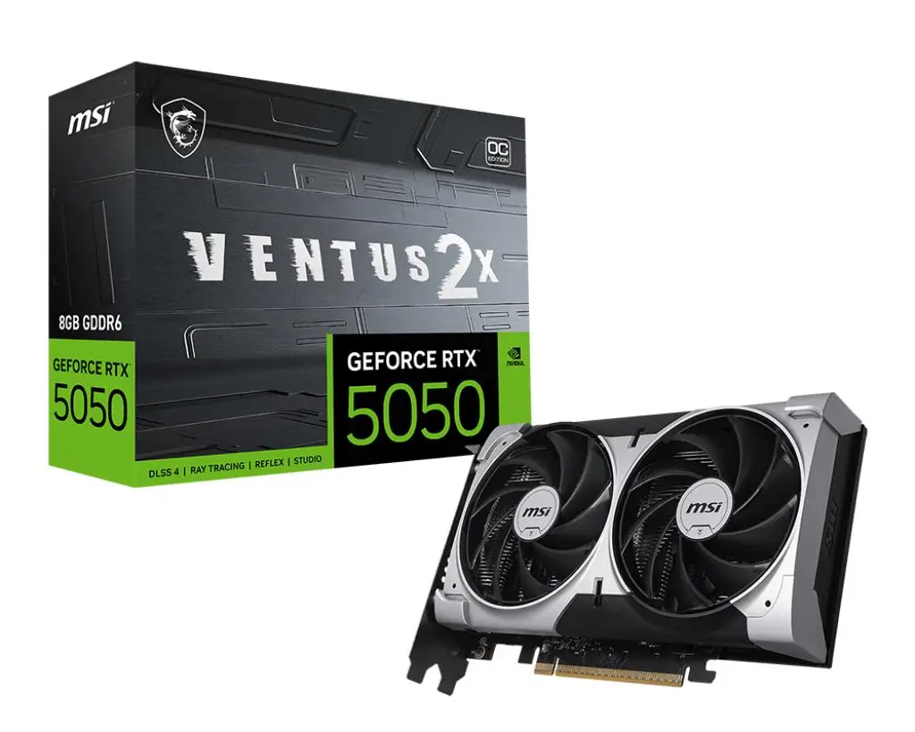 MSI GeForce RTX 5050 8GB VENTUS 2X OC GDDR6