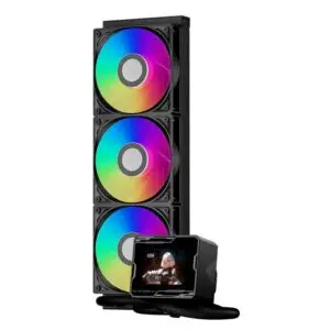 JualPCCOOLER / PC COOLER GT360M ARGB Display AIO Liquid Cooler – BLACK
