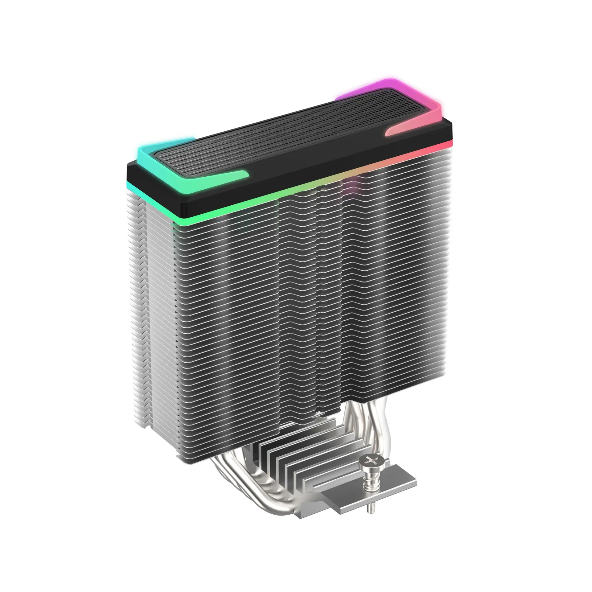 OCYPUS Delta A40 SE Dual Fan ARGB 4 Heatpipes Single Tower Air Cooler - BLACK - Image 5