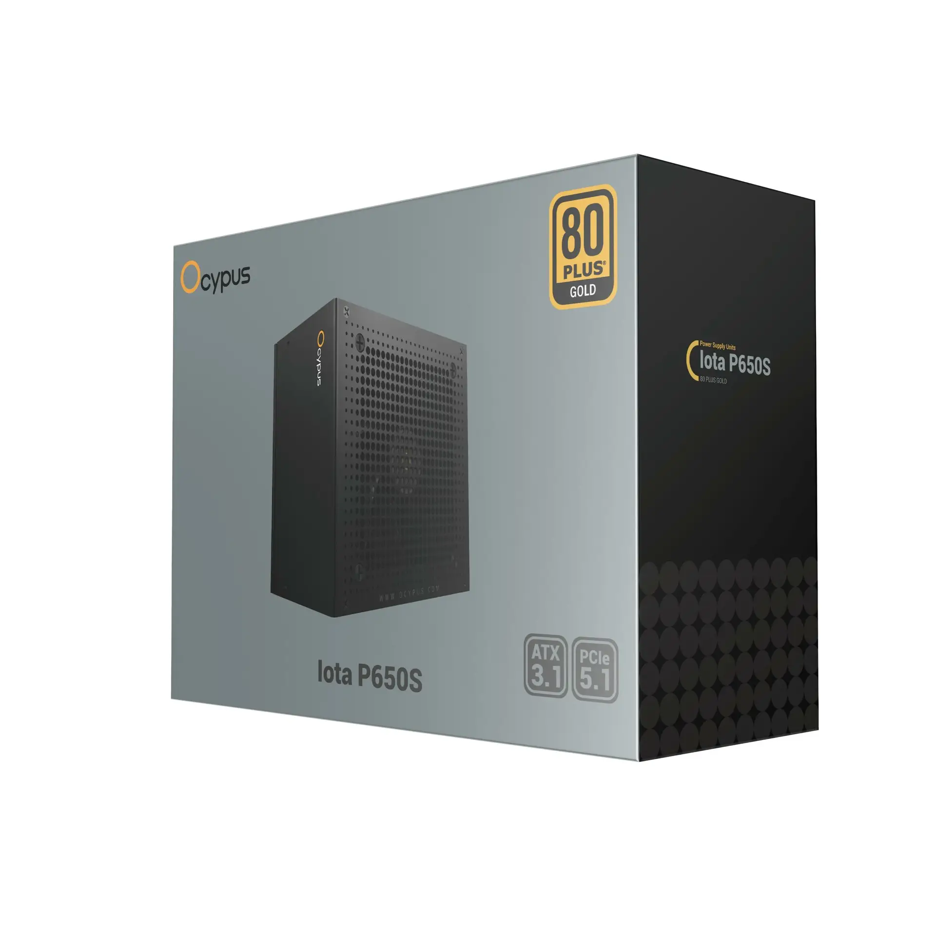 Power Supply OCYPUS Iota P650S - 650W ATX 3.1 80+ GOLD Fully Modular - Image 9