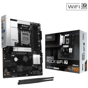 JualASRock B850 ROCK WIFI 7 (AMD AM5, B850, DDR5, Type C)