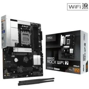 JualASRock B850 ROCK WIFI 7 (AMD AM5, B850, DDR5, Type C)