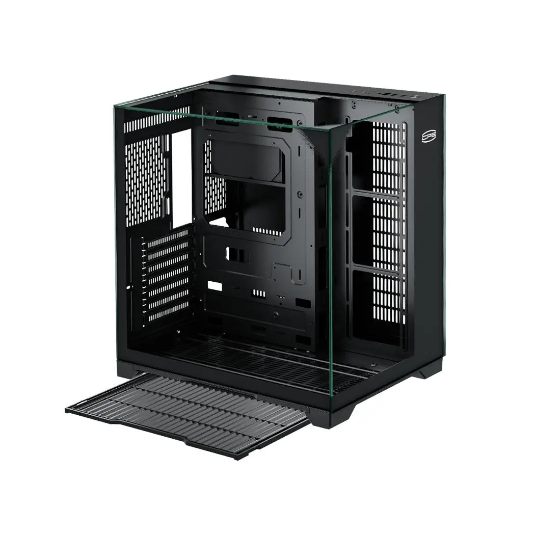 Casing PCCOOLER / PC COOLER C3 - M500 Panoramic PC Case MID Tower - BLACK - Image 4