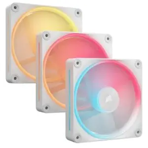 JualCorsair iCUE LINK LX120-R RGB | 120mm PWM Reverse Fan Triple Pack – WHITE
