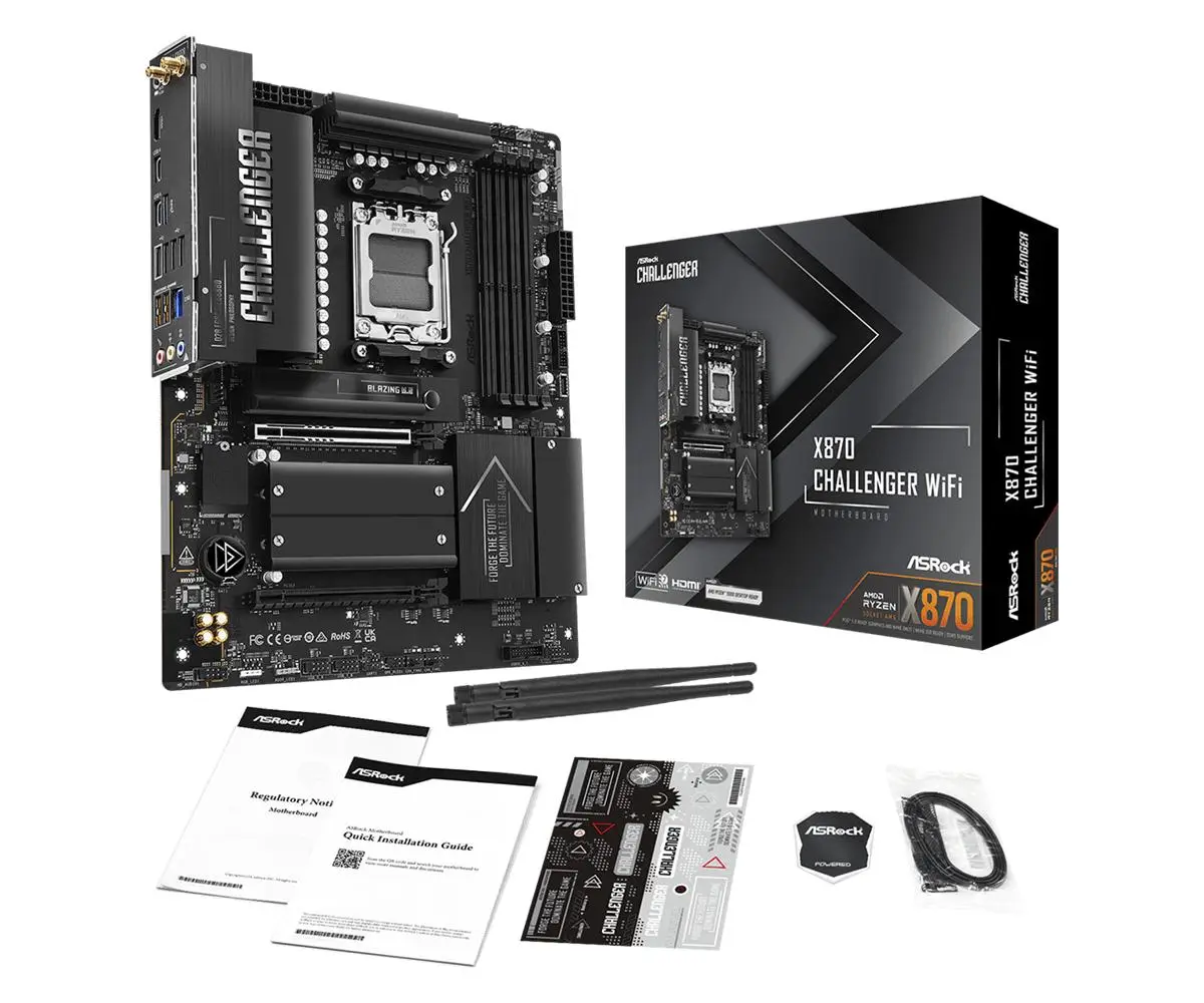 ASRock X870 Challenger WIFI (Socket AM5, AMD X870, DDR5, Type C) - Image 7