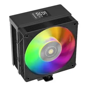 JualFPMAX F-400ARGI – CPU Cooler ARGB 120mm with Status Display – Black