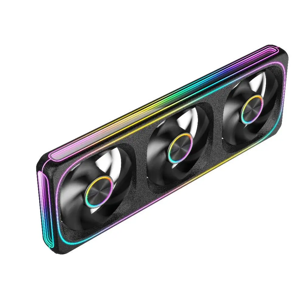 FPMAX TRIDENT 360 | Fan Casing Unified Frame ARGB - Black - Image 3