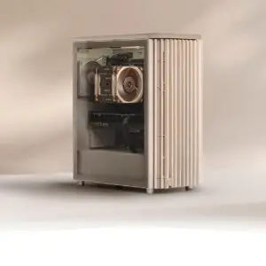 JualASUS ProArt PA401 WOOD Edition Beige | ATX PC Case Include 3 Fans – Tempered Glass Panel