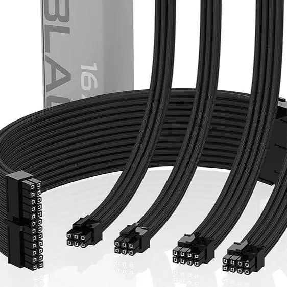 EZDIY-FAB Power Supply CABLE EXTENSION SLEEVE SET - CARBON - Image 3