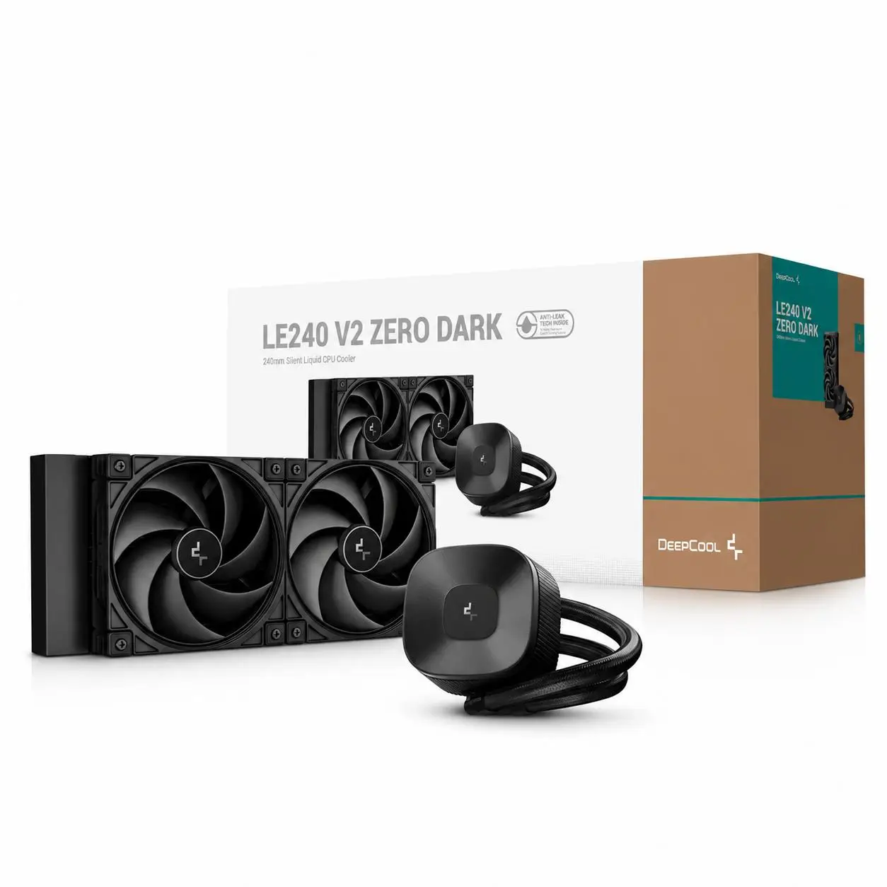 Deepcool LE240 V2 ZERO DARK - 240mm AIO Liquid CPU Cooler