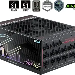 JualMSI MPG Ai1300TS – PSU 1300W 80+ TITANIUM ATX 3.1 PCIe 5.1 Fully Modular