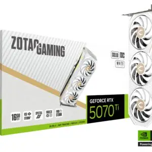 JualZOTAC GAMING GeForce RTX 5070 Ti SOLID CORE OC 16GB GDDR7 – WHITE