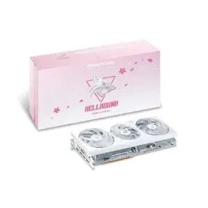 JualPOWERCOLOR AMD Radeon RX 7800 XT HELLHOUND SAKURA 16GB GDDR6