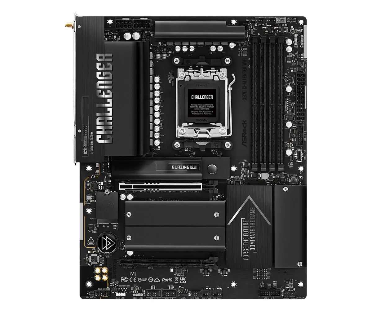 ASRock X870 Challenger WIFI (Socket AM5, AMD X870, DDR5, Type C) - Image 2
