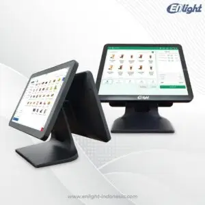 JualMonitor Enlight 15ENT2-B | Monitor Dual Touch Display 15″ HD For POS System