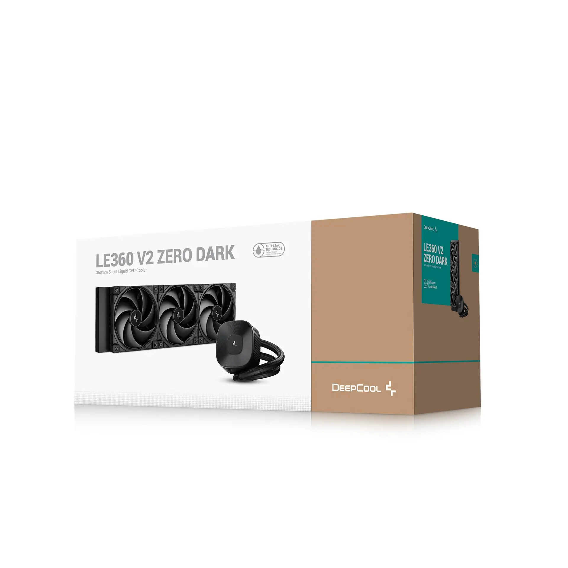 Deepcool LE360 V2 ZERO DARK - 360mm AIO Liquid CPU Cooler - Image 7